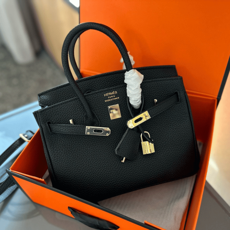 Hermès Kelly Bag Black 9.8 Inches