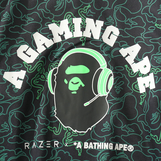 BAPE Shark Snake Print Full-Zip Hoodie