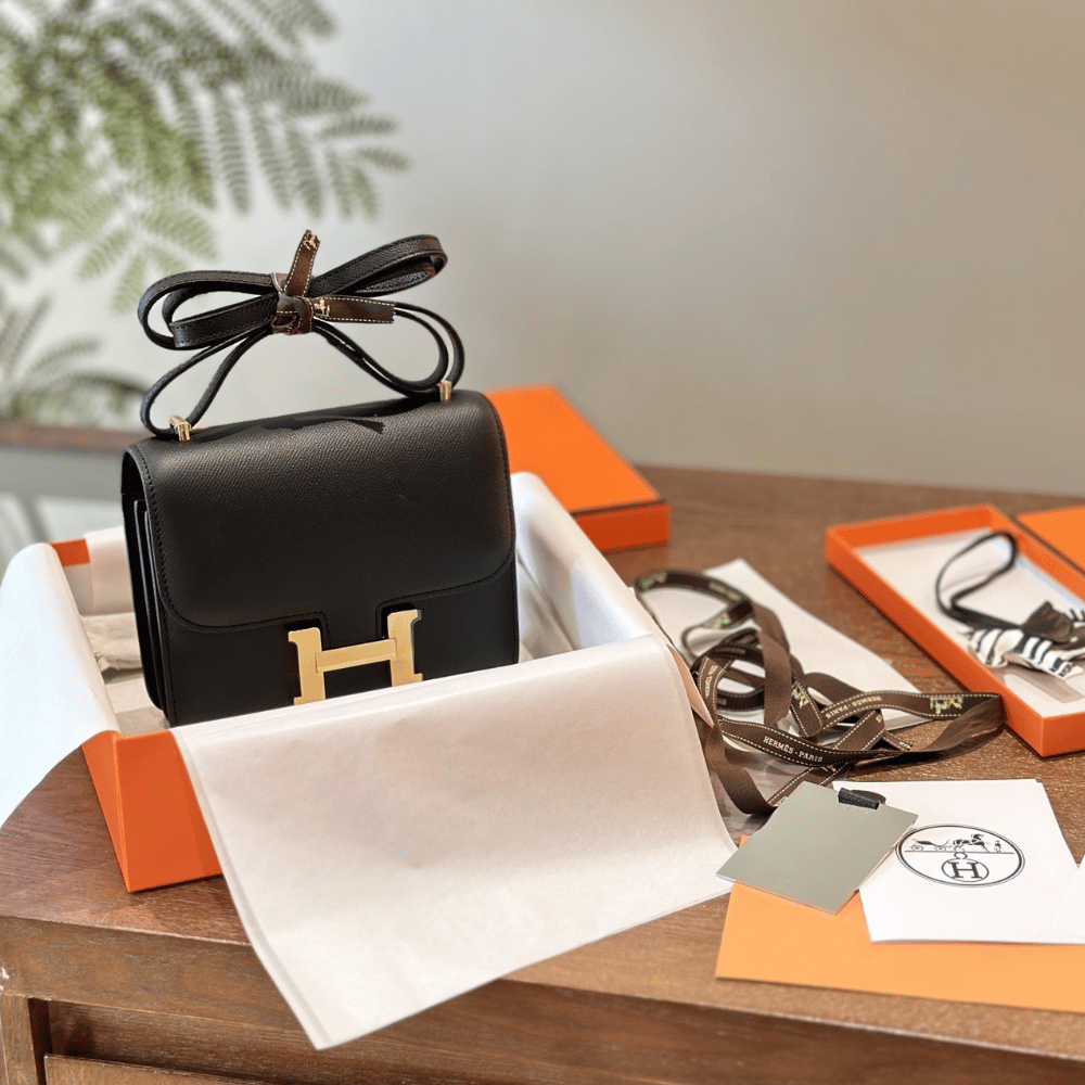Hermès Constance Bag Mini Black 7.5 Inches