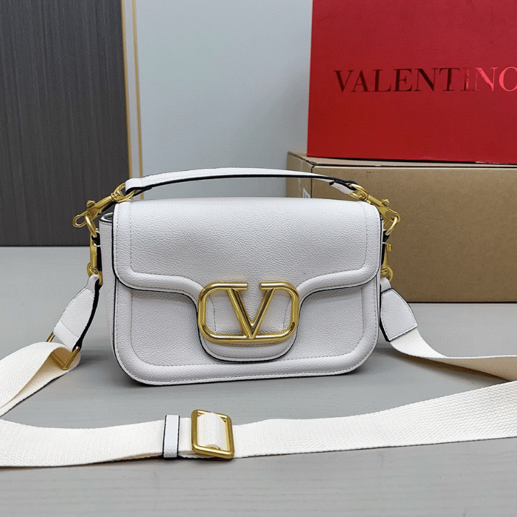 Valentino Vlogo Shoulder Bag White 8.7 Inches 4W2B0N20Imz_098