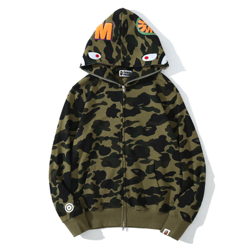 BAPE WGM Camo Full-Zip Hoodie