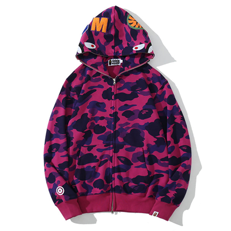 BAPE WGM Camo Full-Zip Hoodie