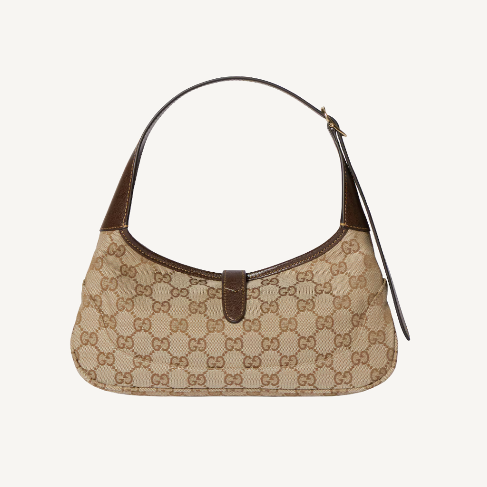 Gucci Jackie Slim Medium Shoulder Bag Sand 11 Inches