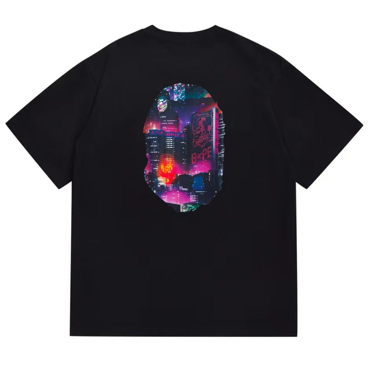 BAPE Ape Head Graphic Tee – Classic Crew Neck
