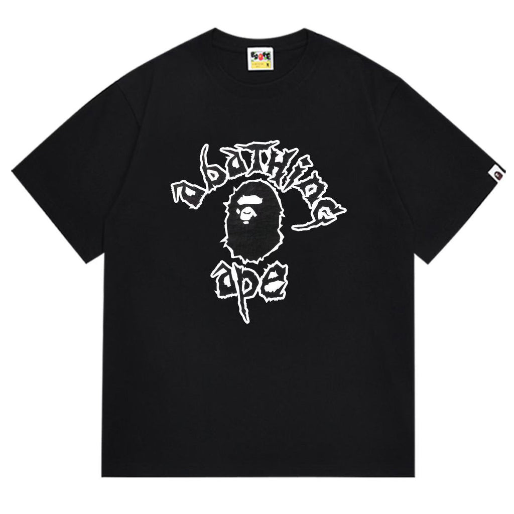 BAPE Ape Head Graphic Tee – Relaxed Fit 100% Cotton