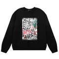 PURPLE Brand Graphic Print Crewneck Sweatshirt