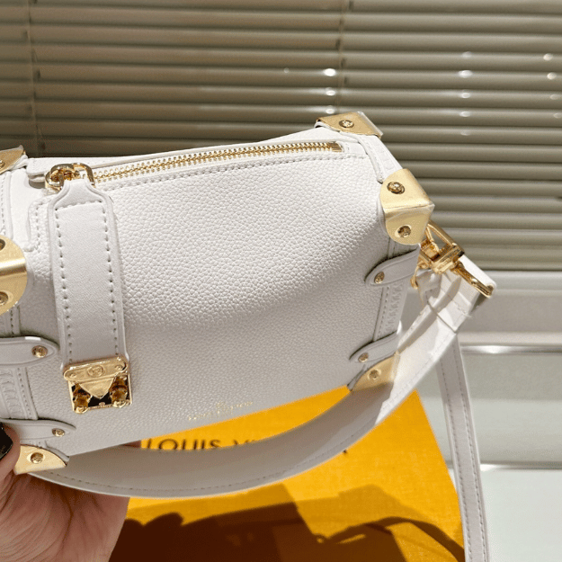 Louis Vuitton Side Trunk Mini Guixiaoling Box Bag White 7.1 Inches