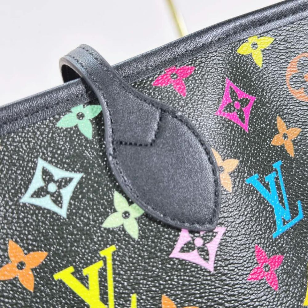 Louis Vuitton Neverfull MM Monogram Multicolore Black M40156
