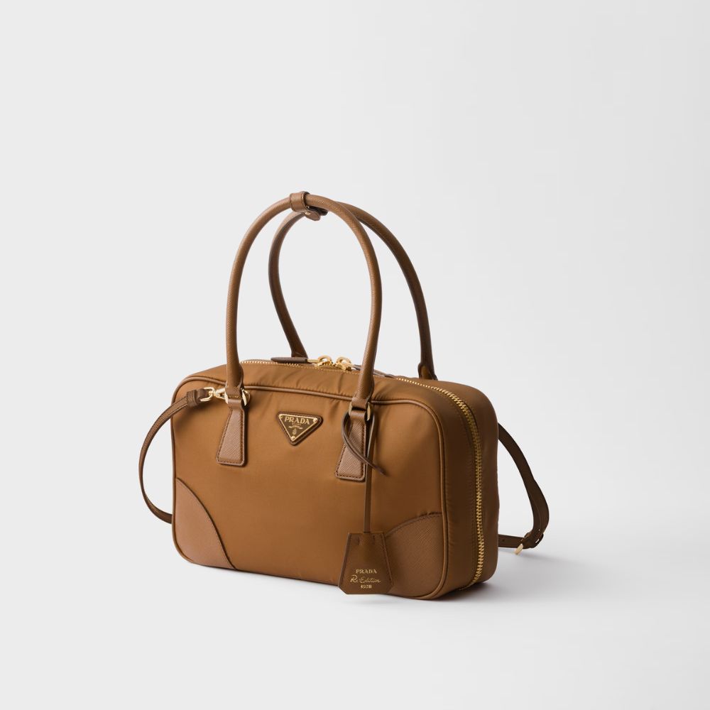 Prada Re-Edition 1978 medium Re-Nylon and Saffiano leather two-handle bag