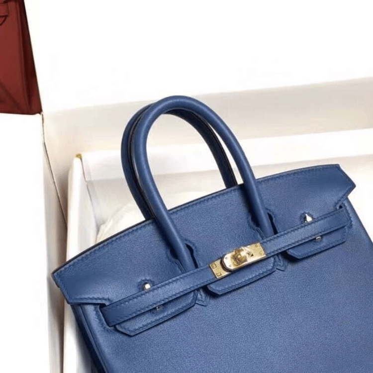Hermès Birkin Bag Blue 9.8 Inches
