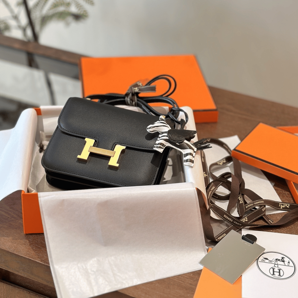 Hermès Constance Bag Mini Black 7.5 Inches