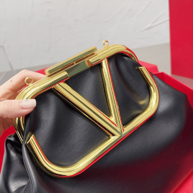 Valentino Vlogo Tote Bag Black 11 Inches