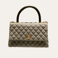 Chanel Coco Handle Grey Green 11.4 Inches
