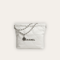 Chanel 22 Bag Small Oiled Off-White/Cream 13.7 Inches