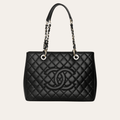 Chanel Bolsa Grand Tote Black 13.0 Inches A50995