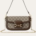 Gucci Horsebit 1955 Small Top Handle Bag Brown 9.1 Inches