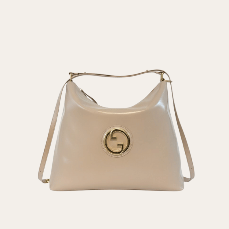 Gucci Interlocking G Tote Bag Beige 15.0 Inches