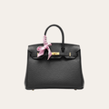 Hermès Birkin Bag Black, 11.8 in (30 cm), Gold-Tone Hardware