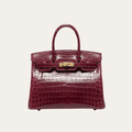 Hermès Birkin Bag Red Crocodile 9.8 Inches
