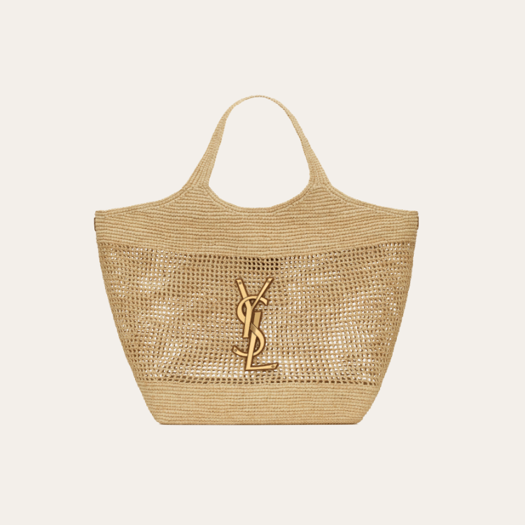 Saint Laurent Icare Maxi Raffia Tote Bag 14.2 Inches 772191Gaaek2063