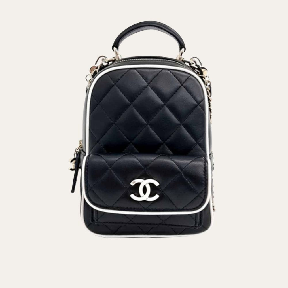 Chanel Mini Backpack Black 13Cm
