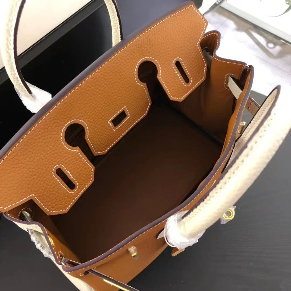 Hermes Birkin 30 Togo Brushed Leather Gold Hardware Brown 30Cm