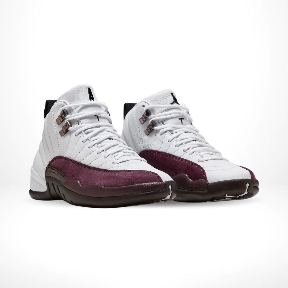 Air Jordan 12 Retro X A Ma Maniére White Burgundy Crush
