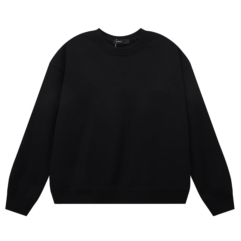 PURPLE Brand Graphic Print Crewneck Sweatshirt