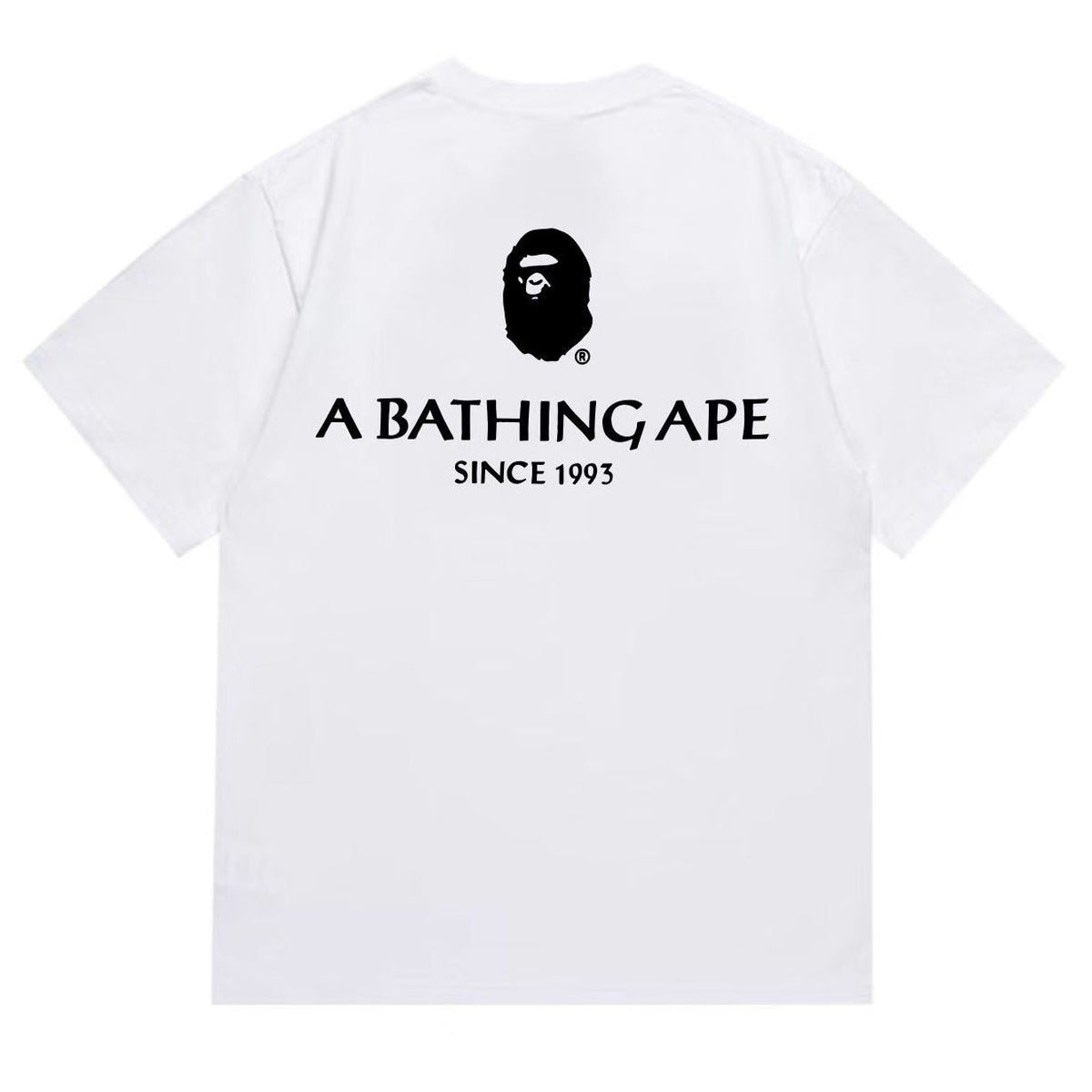 BAPE Ape Head Graphic Tee – Crew Neck Relaxed Fit
