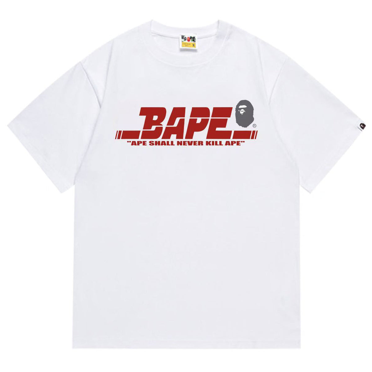 BAPE Ape Head Graphic Tee – Relaxed Fit Cotton Crewneck
