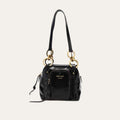 Prada Dangle Leather Top Handle Mini Bag Black 6.3 Inches 1BB137 2CYR F0002 V OOO