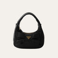 Prada Re Nylon And Nappa Mini Bag With Bow Black 8.3 Inches 1Bc241 Rp0C F0002 V Oxo