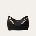 Prada Mariner Large Re Nylon Shoulder Bag Black 18.9 Inches 1Bc244 2Hg8 F0002 V Ooo