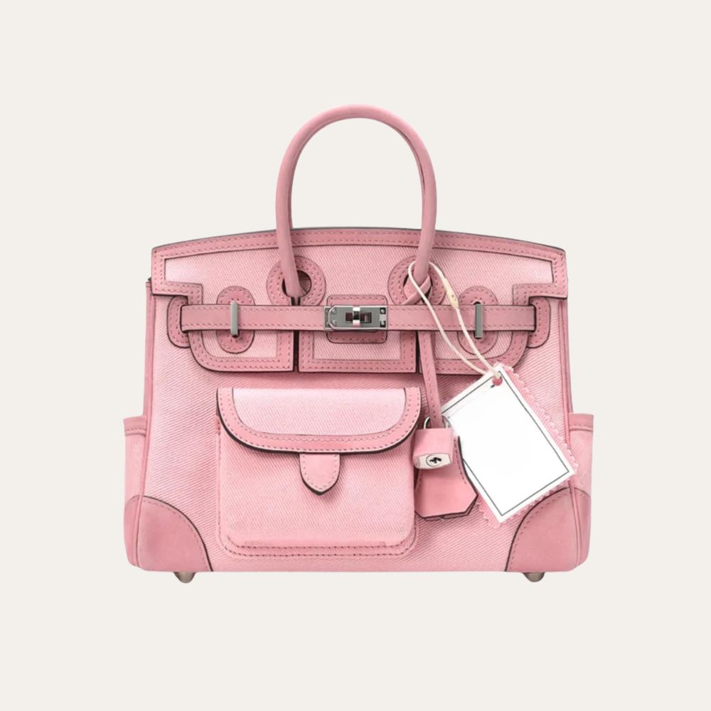 Hermès Birkin 25 Cargo Travel Bag Pink 25Cm