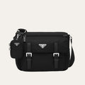 Prada Re Nylon Shoulder Bag Black 11.8 Inches 1Bd953 Rv44 F0002 V B1M